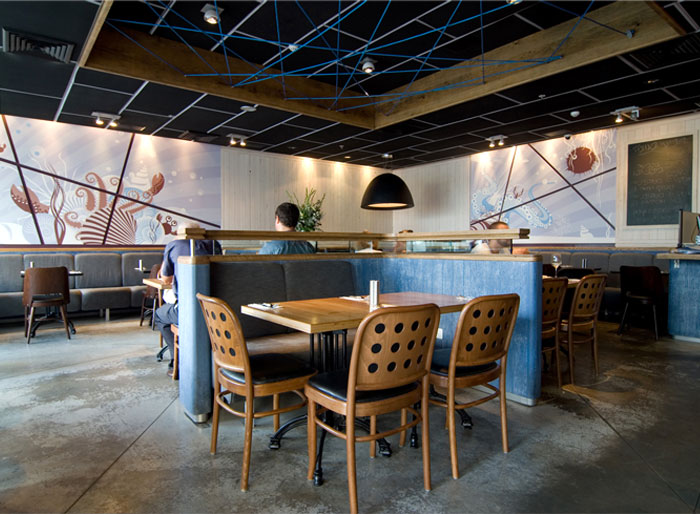 5 以色列復古風格的海鮮餐廳家具定制