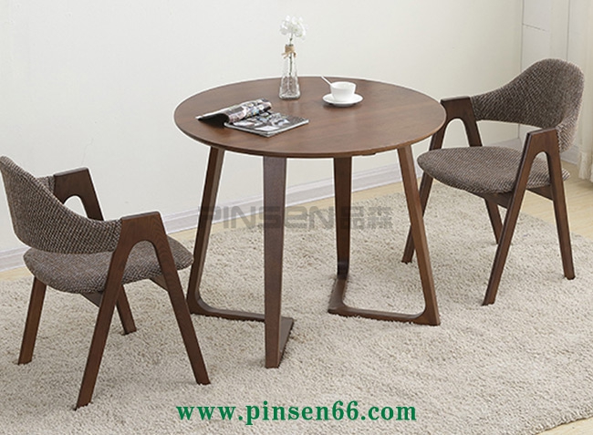 美式復(fù)古LOFT實木西餐廳餐桌椅