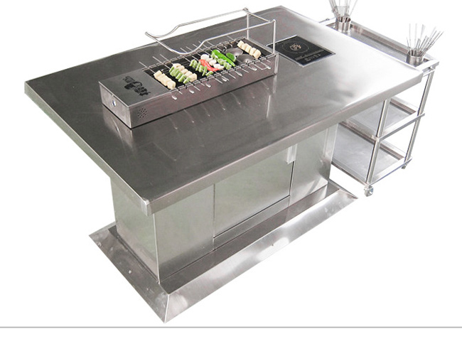 自動翻轉(zhuǎn)燒烤桌 自動翻轉(zhuǎn)燒烤桌