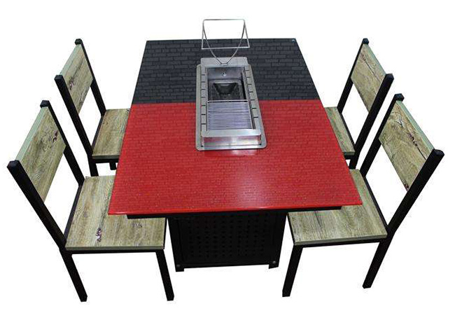 自動翻轉(zhuǎn)燒烤桌 自動翻轉(zhuǎn)燒烤桌